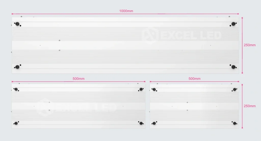 Indoor LED Wall- PS Series feature cabinet size