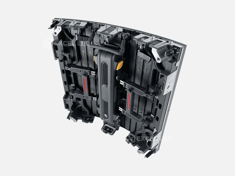 Flex Series Rental LED Display Cabinet Angle