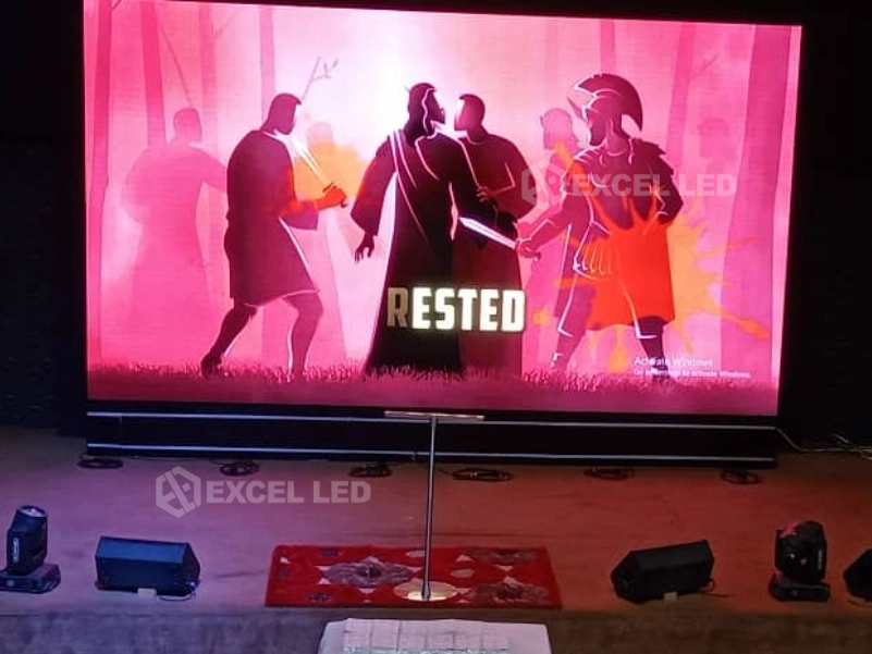 Church LED Wall Installation--