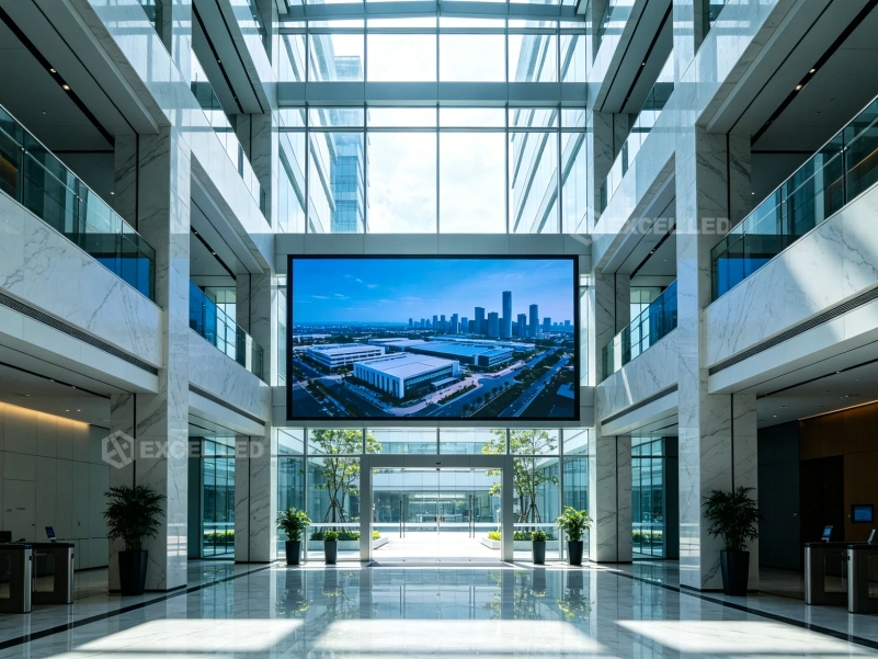 p2.5 indoor led display for corporrate lobby