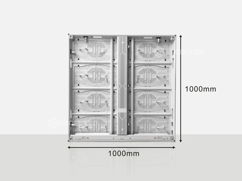 1000x1000mm outdoor led cabinet