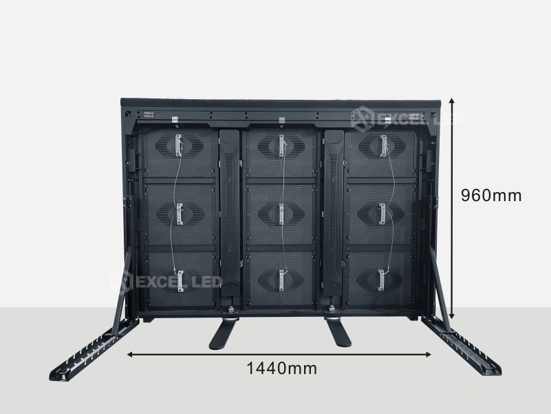 1440x960mm outdoor led cabinet
