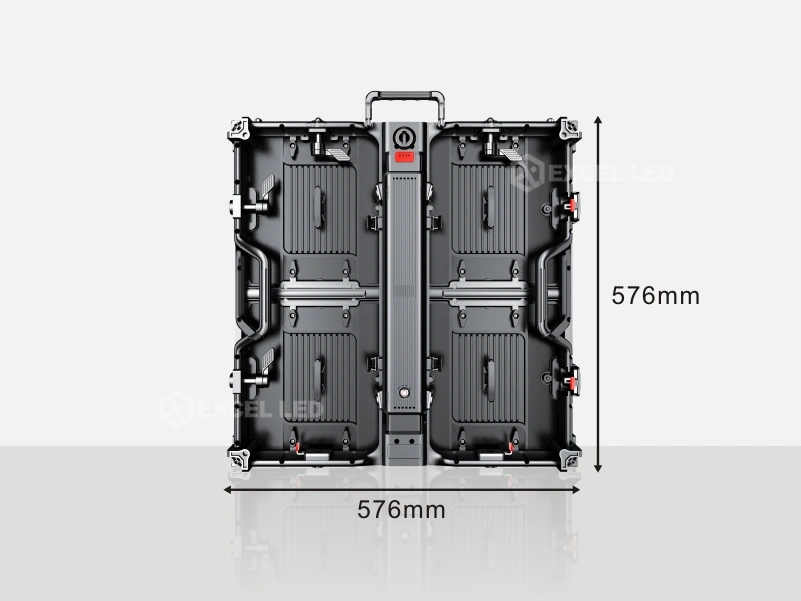 576x576mm outdoor led cabinet