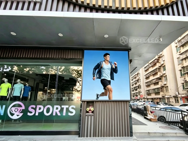 outdoor led display for shaded or semi-outdoor