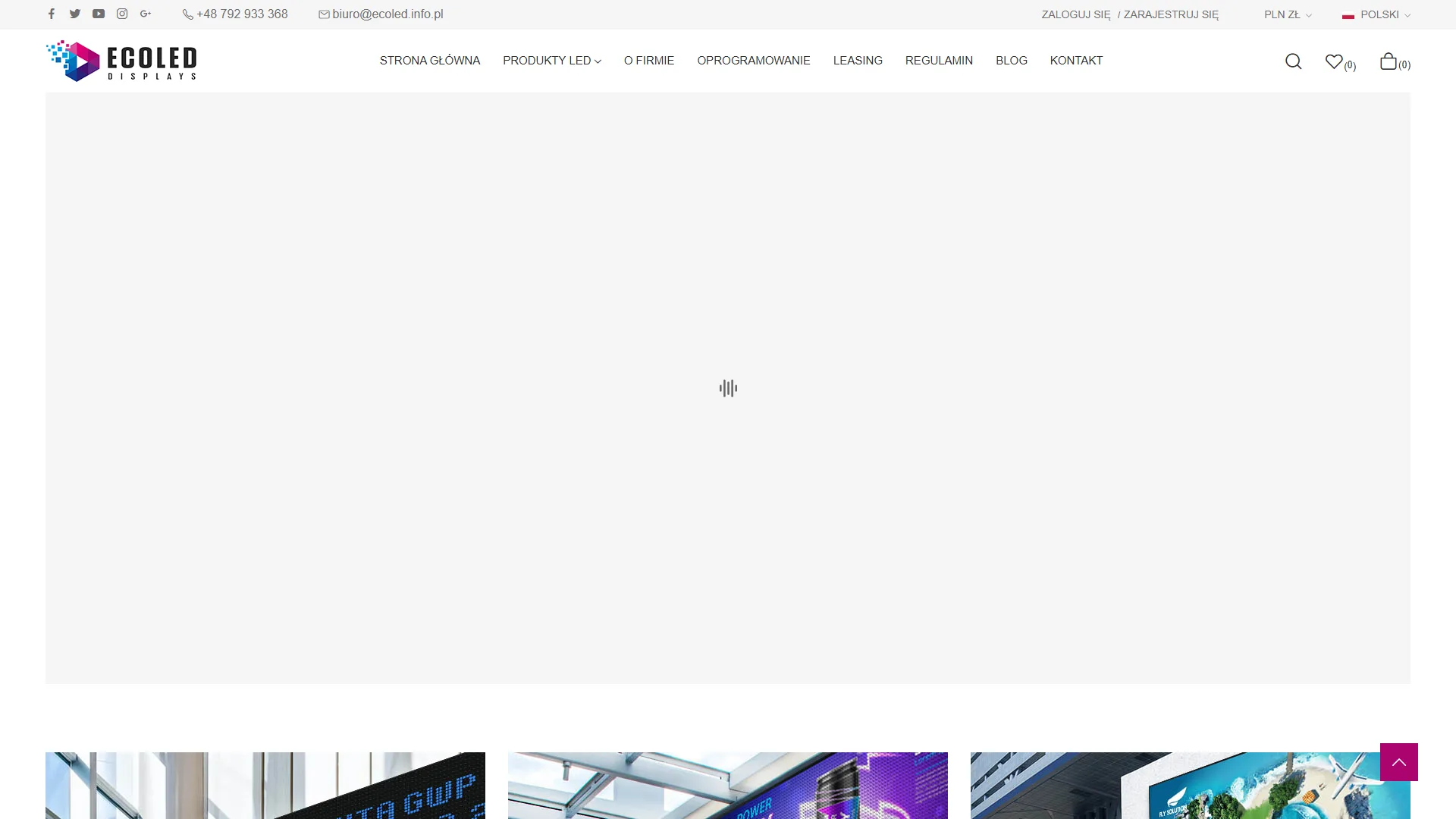 ECO LED Display Manufacturer Poland Official Website