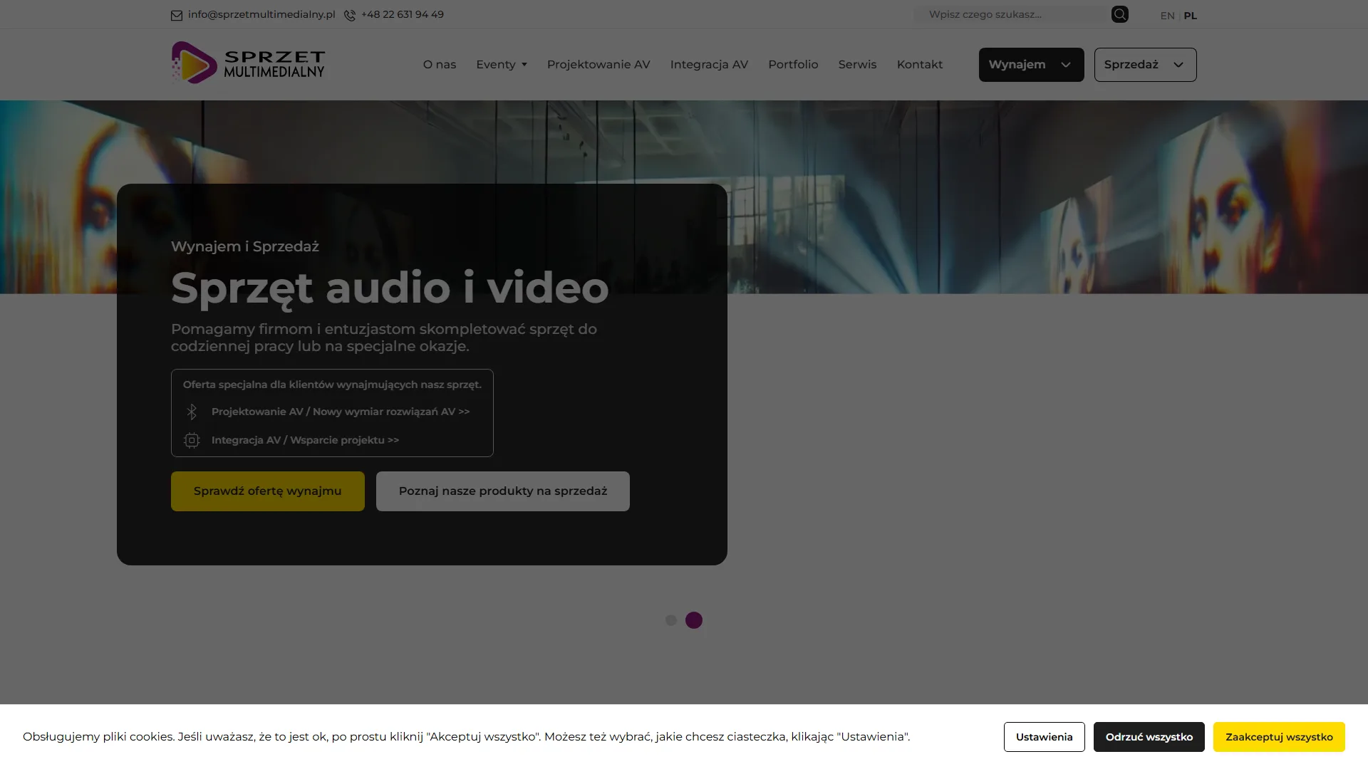 Eidotech Polska LED Video Wall Rental Poland Official Website