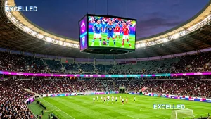 P10 LED Screen Stadium Jeddah: 220sqm Outdoor Sports Display Case