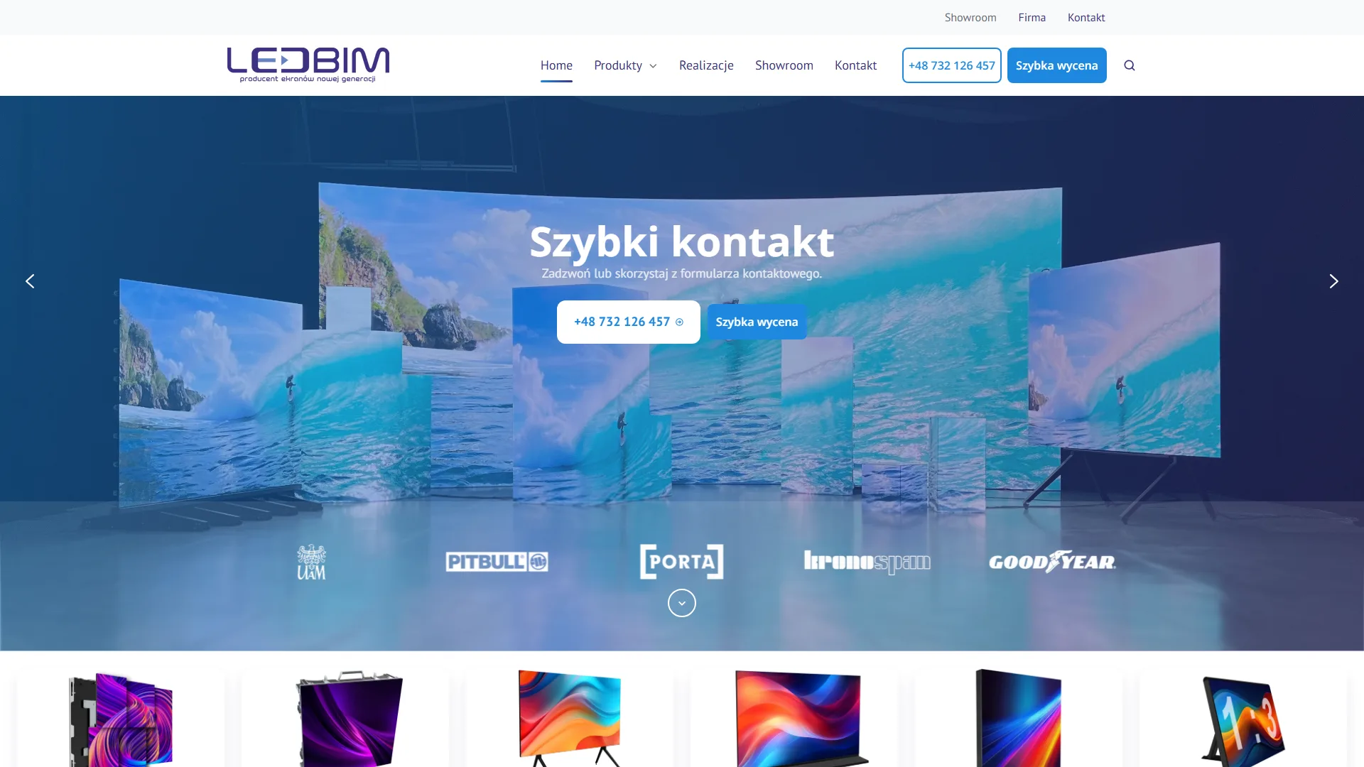LEDBIM LED Screen Scoreboard Manufacturer Poland Official Website
