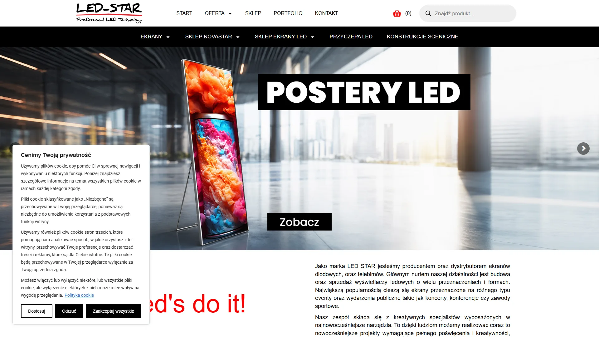 Led-Star LED Screen Manufacturer Poland Official Website