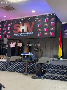 Church LED Screen in Tema Ghana: 11.7sqm P2.5 Indoor Installation