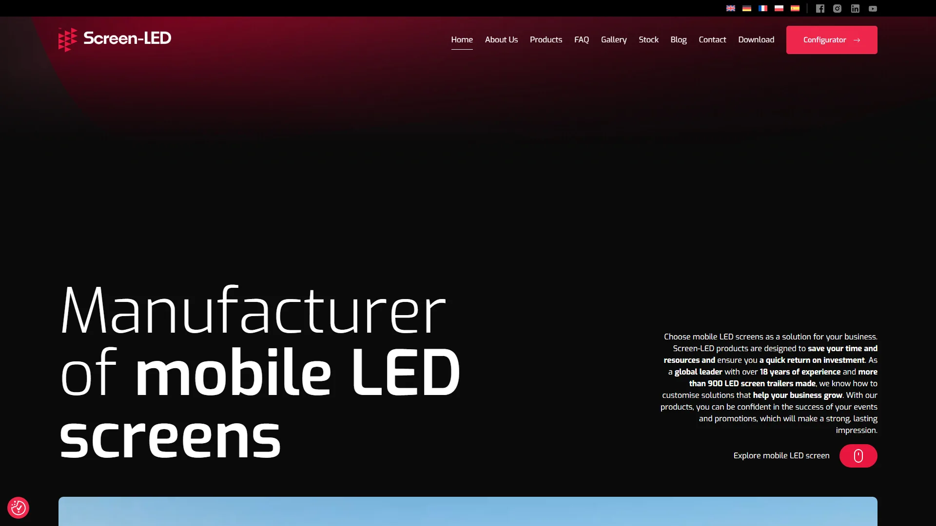 Screen-LED Mobile LED Screen Trailer Manufacturer Poland Official Website