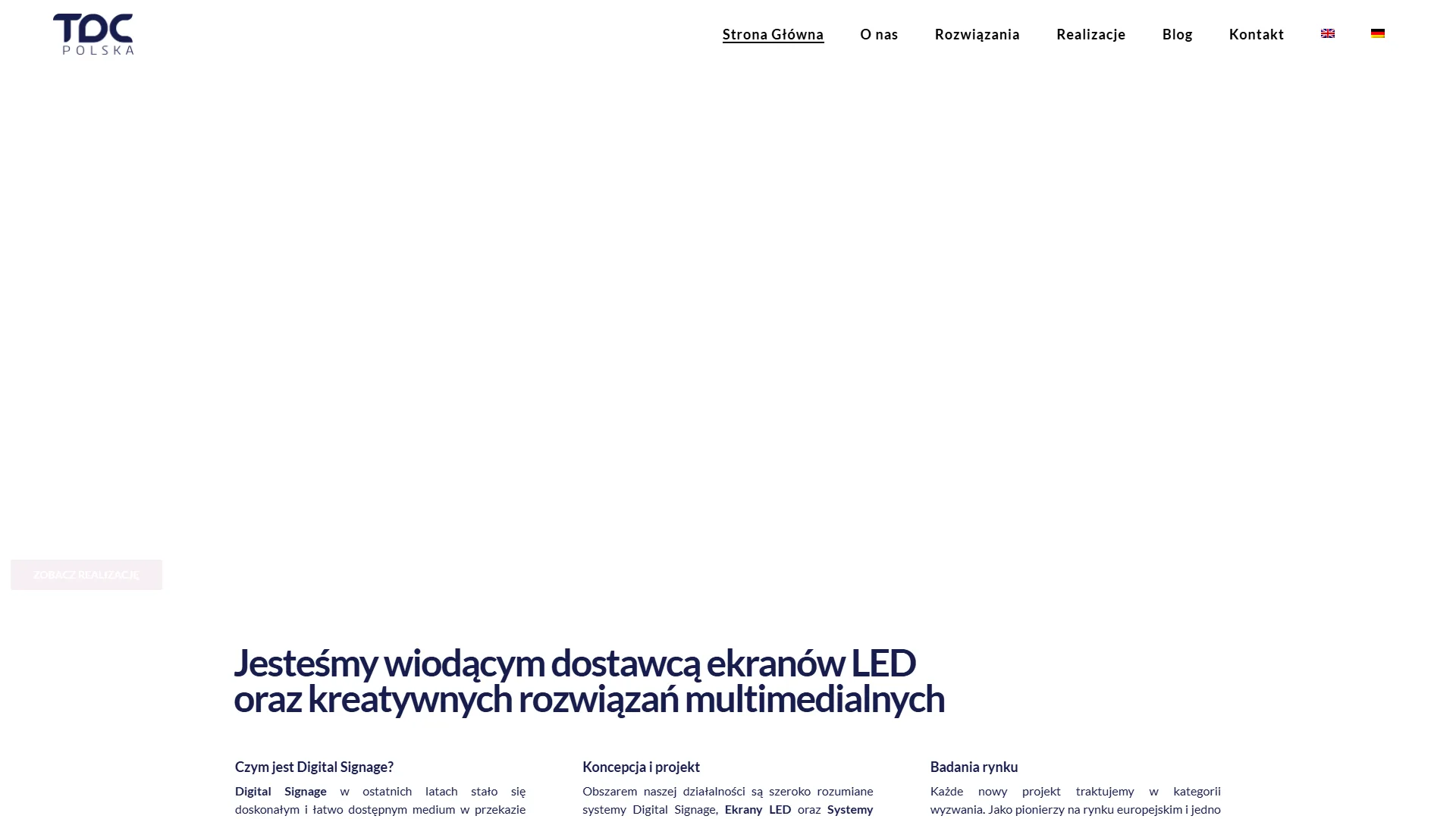 TDC Polska LED Display Solutions Poland Official Website