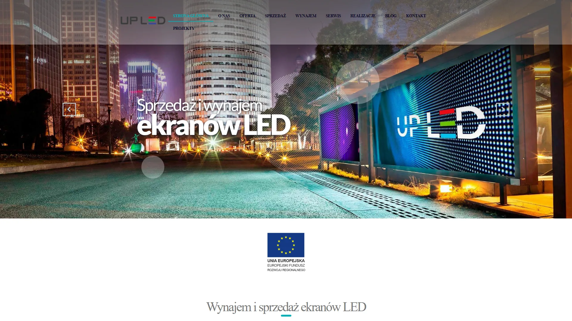 UP LED LED Screen Manufacturer Poland Official Website