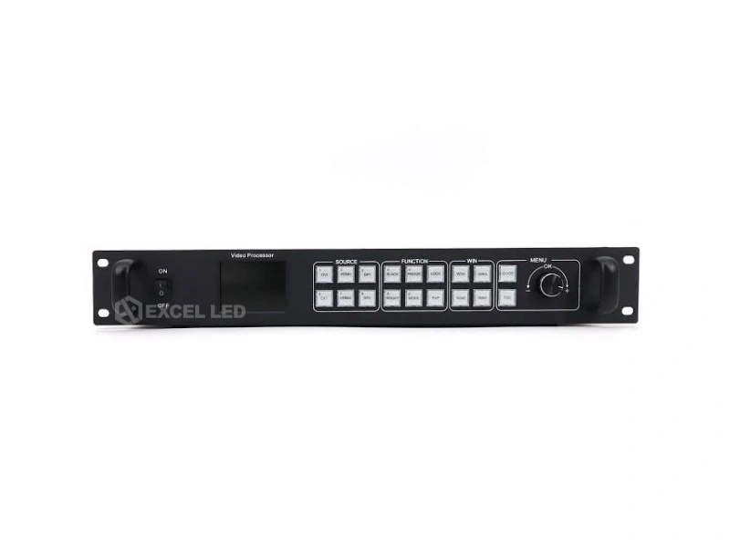 Huidu HD-VP830 4K LED video processor front panel for high-resolution commercial LED walls