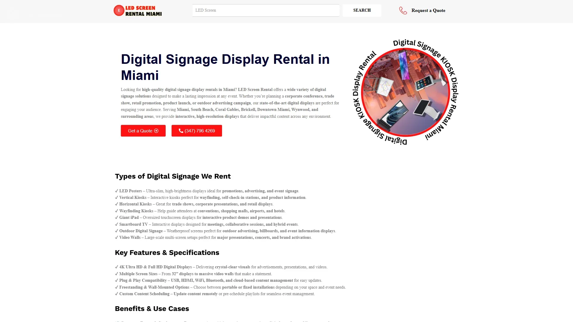 Miami Video Walls Mobile LED Truck Advertising Official Website