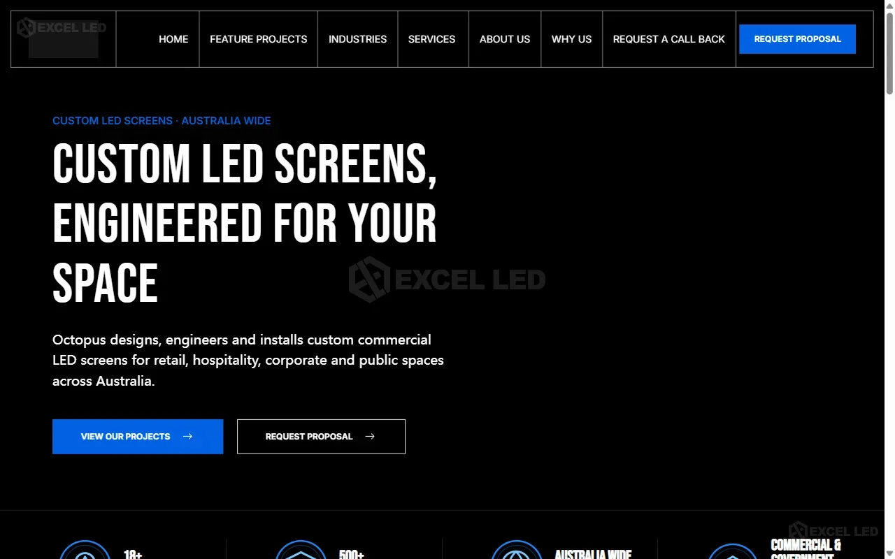 Octopus LED Screens LED Screen Supplier Sydney Official Website
