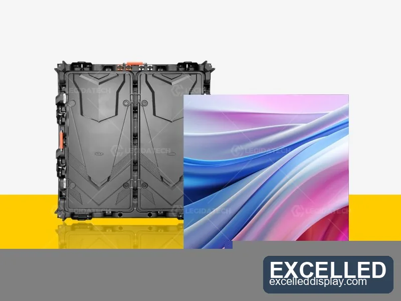 P2.976 rental LED display die-cast aluminum panel frame for indoor and outdoor touring walls