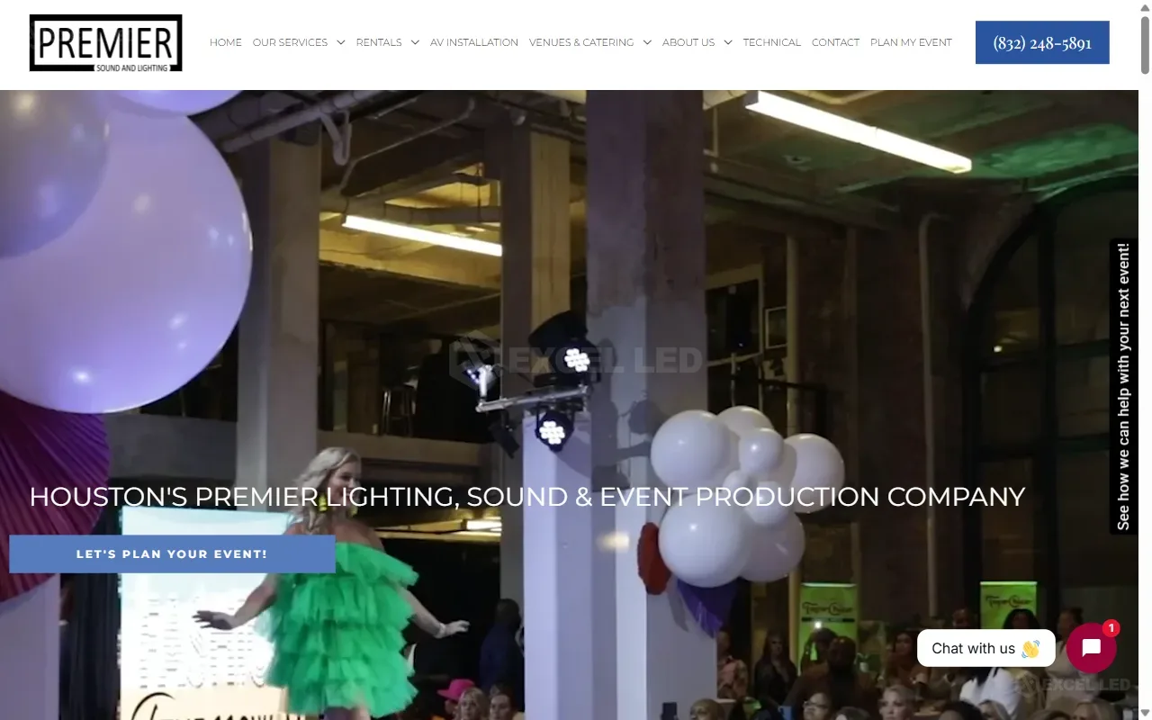 Premier Sound and Lighting LED Screen Supplier Houston Official Website